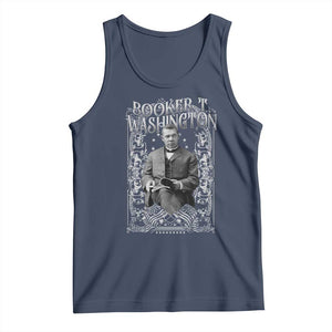 Booker Taliaferro Washington Tank Top African American Educator Black History TS11 Navy Print Your Wear