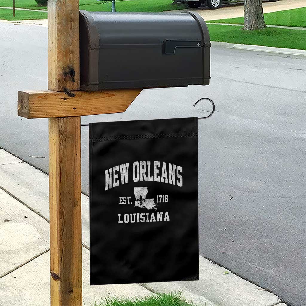 New Orleans Louisiana LA Est 1718 Garden Flag TS11 Print Your Wear