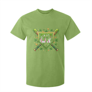 Funny St Patricks Day 67 Six Seven Baseball Ice Cream Drip T Shirt For Kid TS11 Lime Print Your Wear
