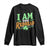 Funny St Patrick's Day I Am The Redhead Long Sleeve Shirt Shamrock TS11 Black Print Your Wear