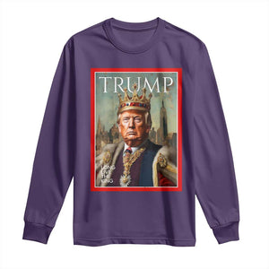 Trump Long Live The King Long Sleeve Shirt American Patriotic TS11 Purple Print Your Wear