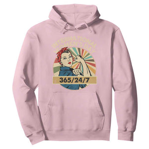 International Women's Day IWD 8 March 2025 Hoodie TS11 Light Pink Print Your Wear