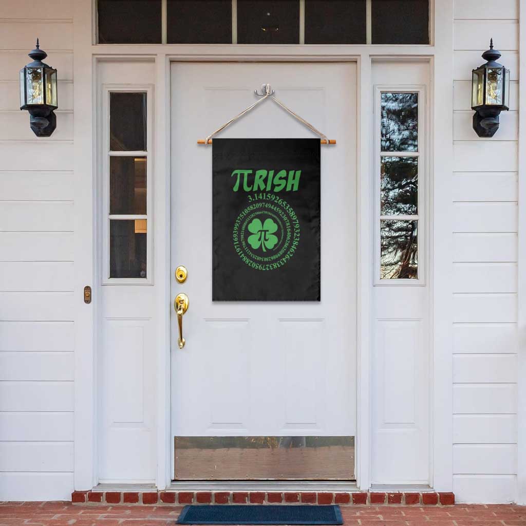 Funny St Patricks Day Pi Symbol Lover Garden Flag Pirish 3,14 Pi Number Shamrock TS11 Print Your Wear