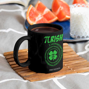 Funny St Patricks Day Pi Symbol Lover Coffee Mug Pirish 3,14 Pi Number Shamrock TS11 Print Your Wear