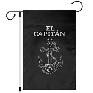 El Capitan Boating Captain Garden Flag Funny Boat Sailing Vintage Anchor TS11 Black Print Your Wear