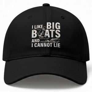 I Like Big Boats And I Cannot Lie Baseball Cap Funny Boating Cruise Ship TS11 Print Your Wear