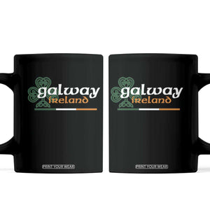 Galway Ireland Coffee Mug Irish City Souvenir St Patricks Day Celtic Shamrock TS11 Black Print Your Wear