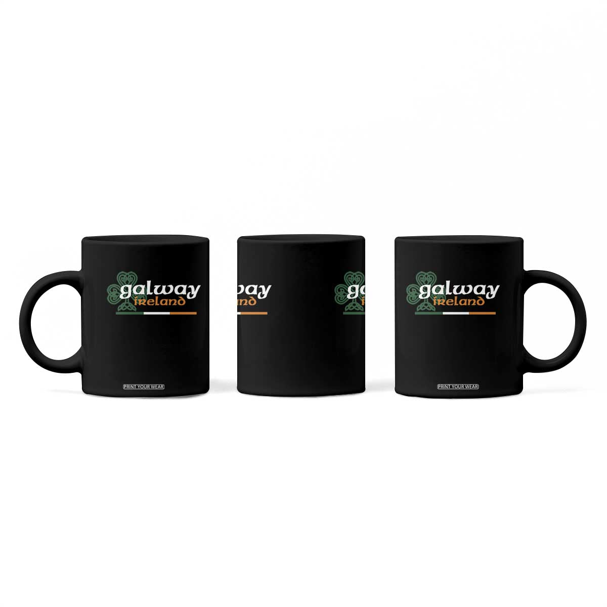 Galway Ireland Coffee Mug Irish City Souvenir St Patricks Day Celtic Shamrock TS11 Print Your Wear