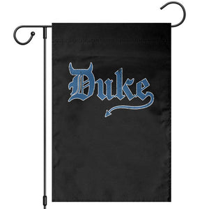 Duke Gothic Throwback Garden Flag Game Day for Sports Fan TS11 Black Print Your Wear