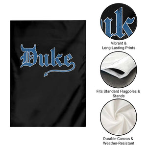 Duke Gothic Throwback Garden Flag Game Day for Sports Fan TS11 Print Your Wear