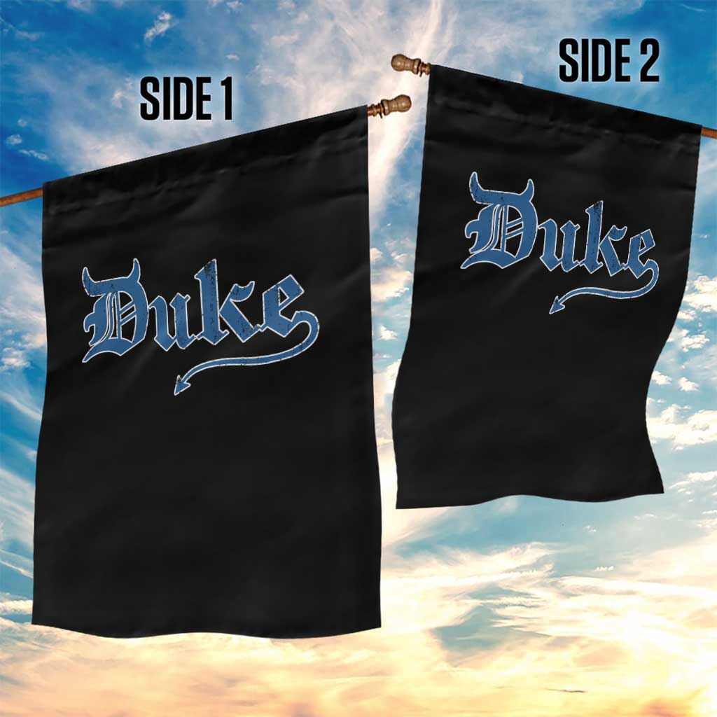 Duke Gothic Throwback Garden Flag Game Day for Sports Fan TS11 Print Your Wear