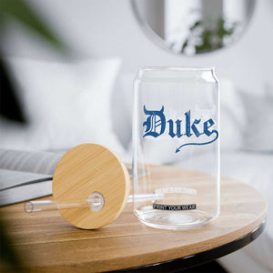Duke Gothic Throwback Glass Can Game Day for Sports Fan TS11 Print Your Wear