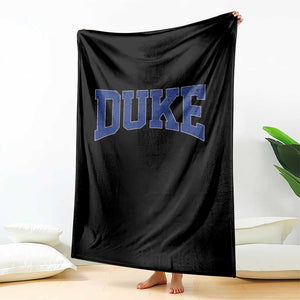 Duke Bold Name Sports Fans Throw Blanket - Game Day Cozy Fan Gift TS11 Print Your Wear