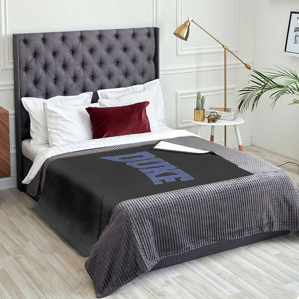 Duke Bold Name Sports Fans Throw Blanket - Game Day Cozy Fan Gift TS11 Print Your Wear