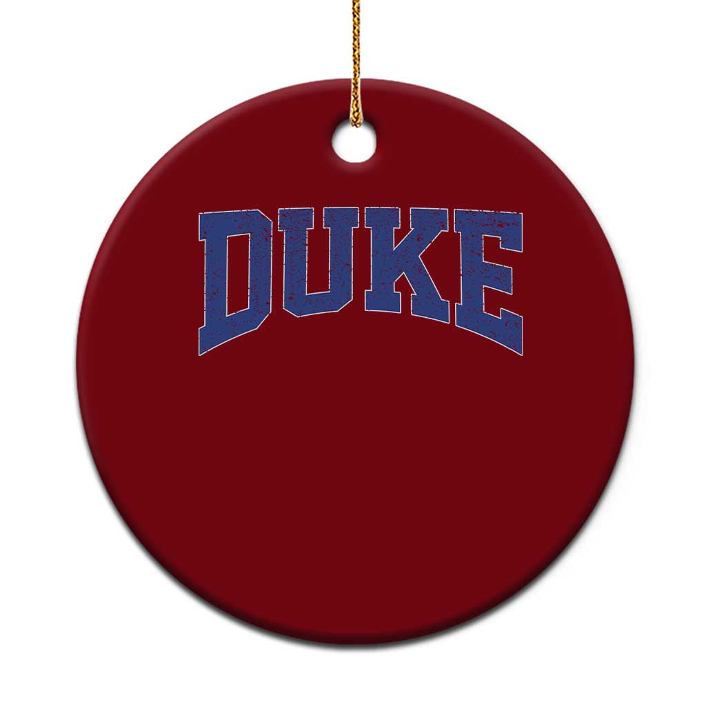 Duke Bold Name Sports Fans Ceramic Ornament TS11 1pc Red Print Your Wear
