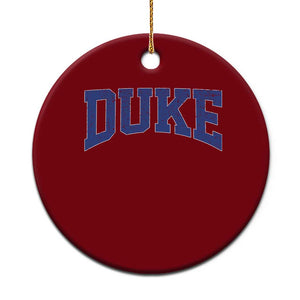 Duke Bold Name Sports Fans Ceramic Ornament TS11 1pc Red Print Your Wear
