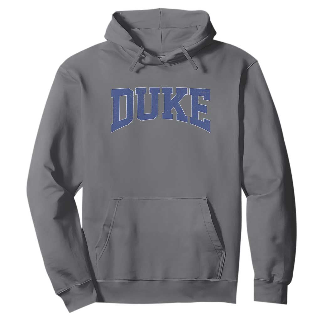 Duke Bold Name Sports Fans Hoodie TS11 Charcoal Print Your Wear