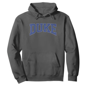 Duke Bold Name Sports Fans Hoodie TS11 Dark Heather Print Your Wear