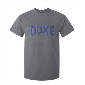 Duke Bold Name Sports Fans T Shirt For Kid TS11 Charcoal Print Your Wear