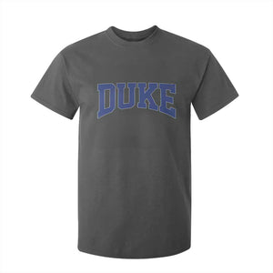 Duke Bold Name Sports Fans T Shirt For Kid TS11 Dark Heather Print Your Wear