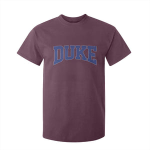 Duke Bold Name Sports Fans T Shirt For Kid TS11 Maroon Print Your Wear