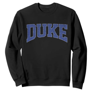 Duke Bold Name Sports Fans Sweatshirt TS11 Black Print Your Wear
