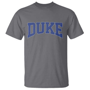 Duke Bold Name Sports Fans T Shirt - Game Day Fan Graphic Tee TS11 Charcoal Print Your Wear