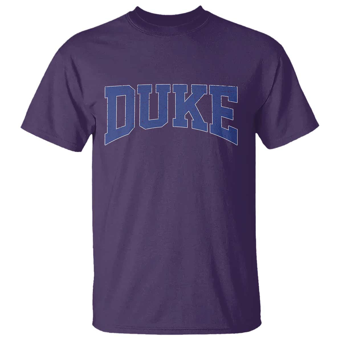 Duke Bold Name Sports Fans T Shirt - Game Day Fan Graphic Tee TS11 Purple Print Your Wear