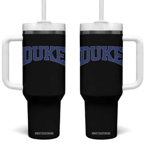 Duke Bold Name Sports Fans Tumbler With Handle TS11 One Size: 40 oz Black Print Your Wear