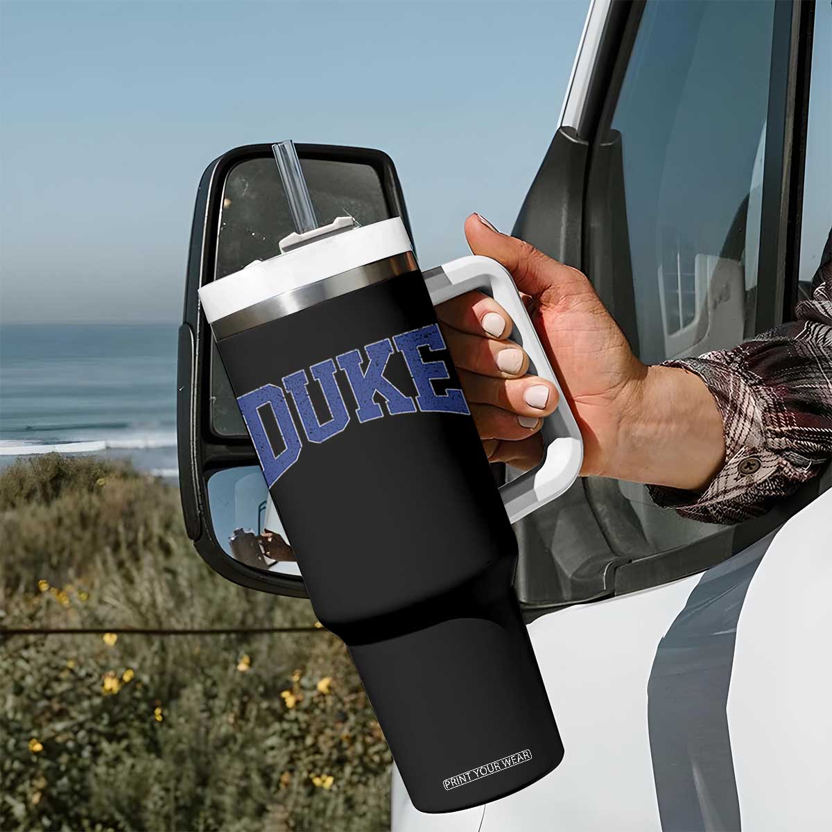 Duke Bold Name Sports Fans Tumbler With Handle TS11 Print Your Wear