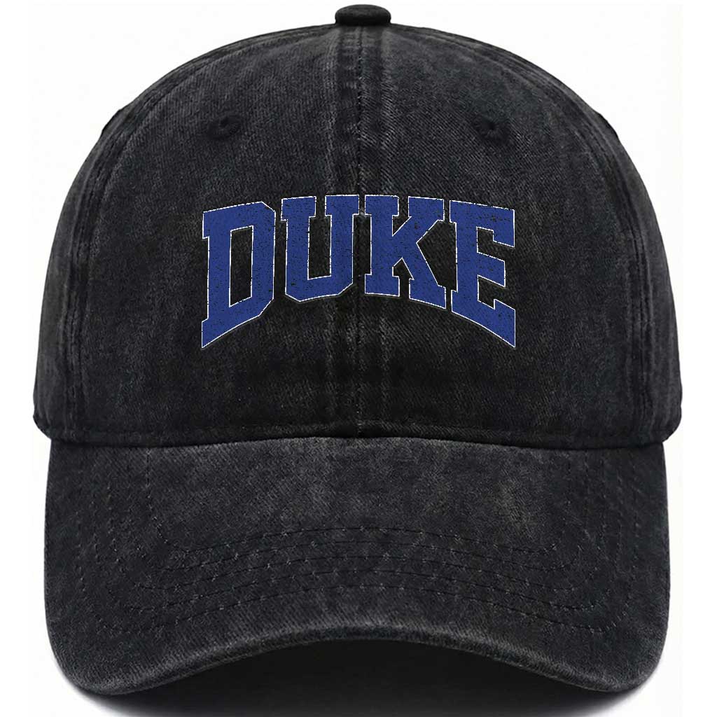 Duke Bold Name Sports Fans Washed Cotton Baseball Cap TS11 Print Your Wear
