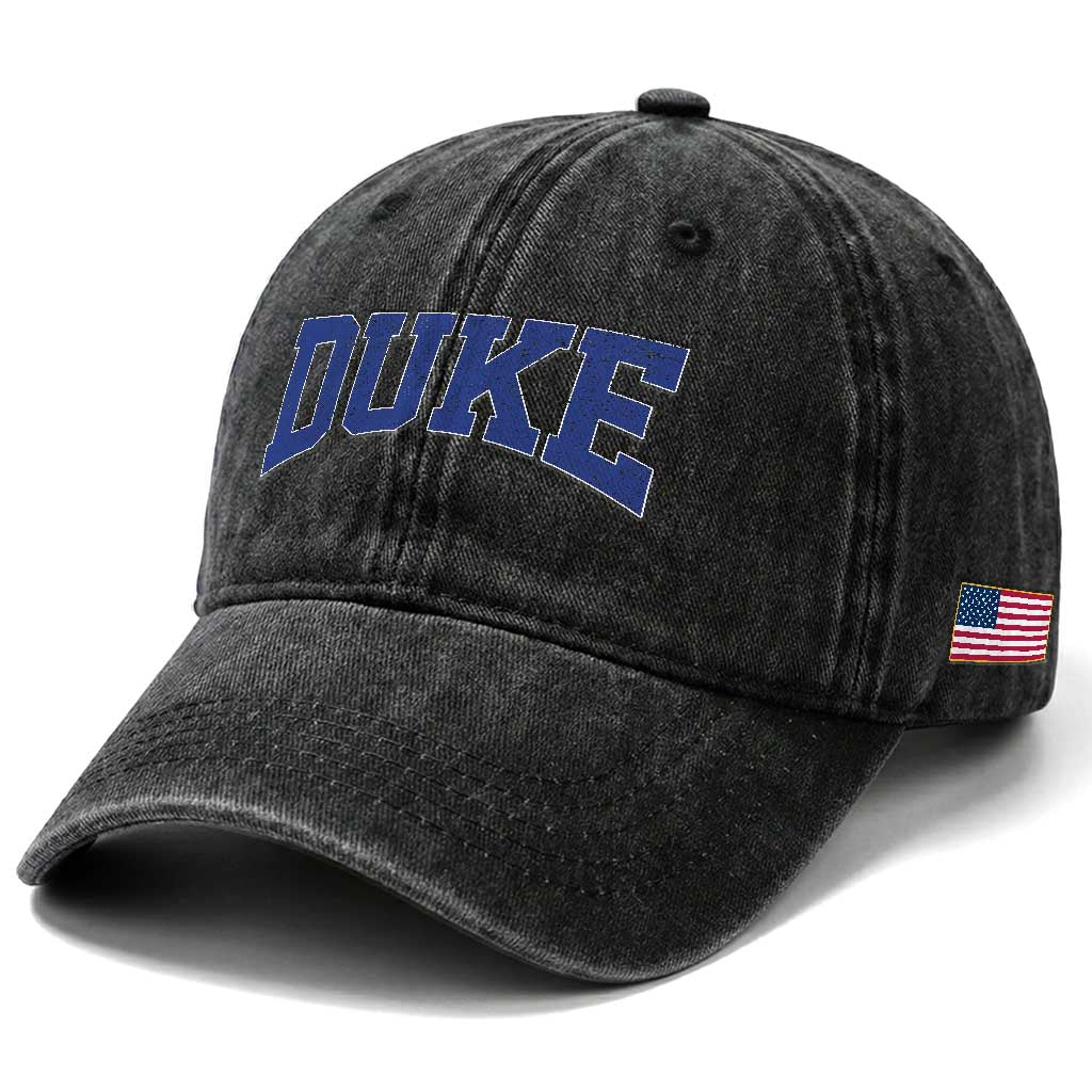 Duke Bold Name Sports Fans Washed Cotton Baseball Cap TS11 Print Your Wear