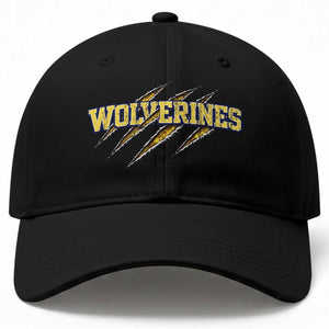 Wolverine Lover Sports Game Day Scratch Mark Baseball Cap TS11 Print Your Wear