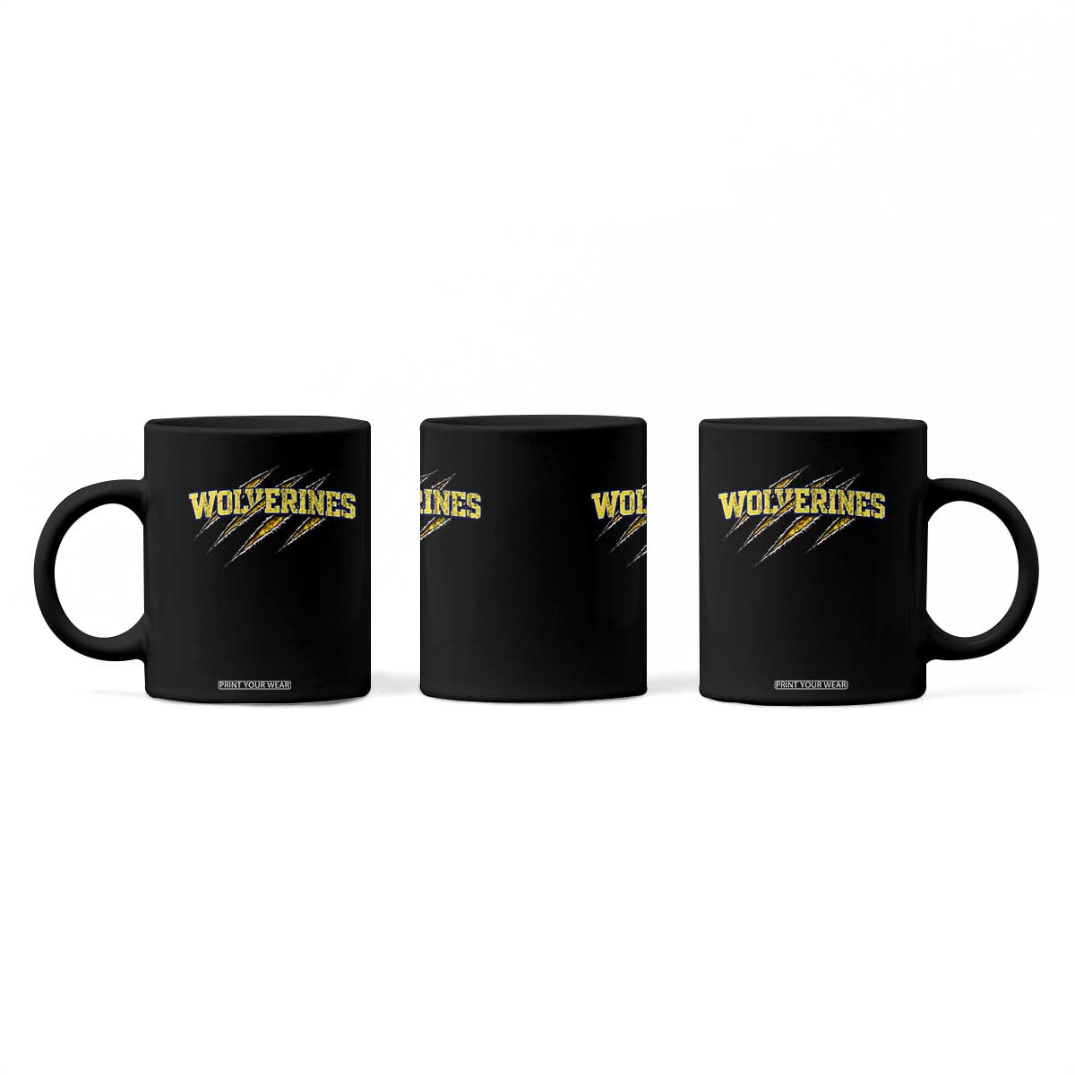 Wolverine Lover Sports Game Day Scratch Mark Coffee Mug TS11 Print Your Wear