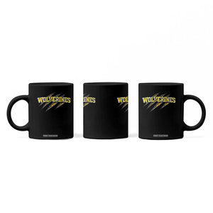 Wolverine Lover Sports Game Day Scratch Mark Coffee Mug TS11 Print Your Wear