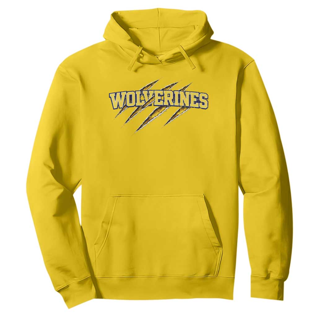 Wolverine Lover Sports Game Day Scratch Mark Hoodie TS11 Daisy Print Your Wear