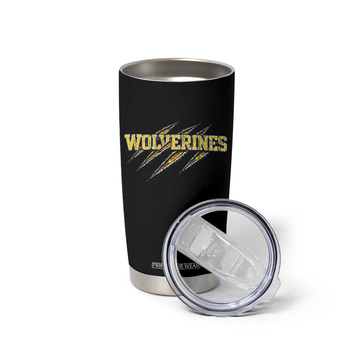 Wolverine Lover Sports Game Day Scratch Mark Tumbler Cup TS11 Print Your Wear