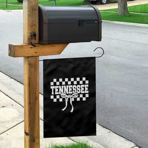 Tennessee Fan Garden Flag TN State Sport Coquette Bow Checkered Design Game Day TS11 Print Your Wear