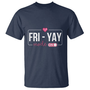 Friday Lovers T Shirt Funny Happy Fri Yay TS11 Navy Print Your Wear