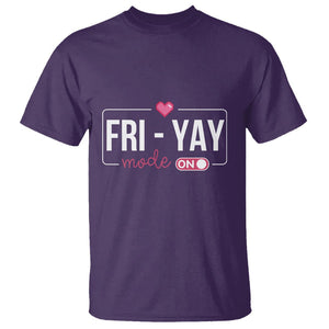 Friday Lovers T Shirt Funny Happy Fri Yay TS11 Purple Print Your Wear