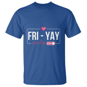 Friday Lovers T Shirt Funny Happy Fri Yay TS11 Royal Blue Print Your Wear