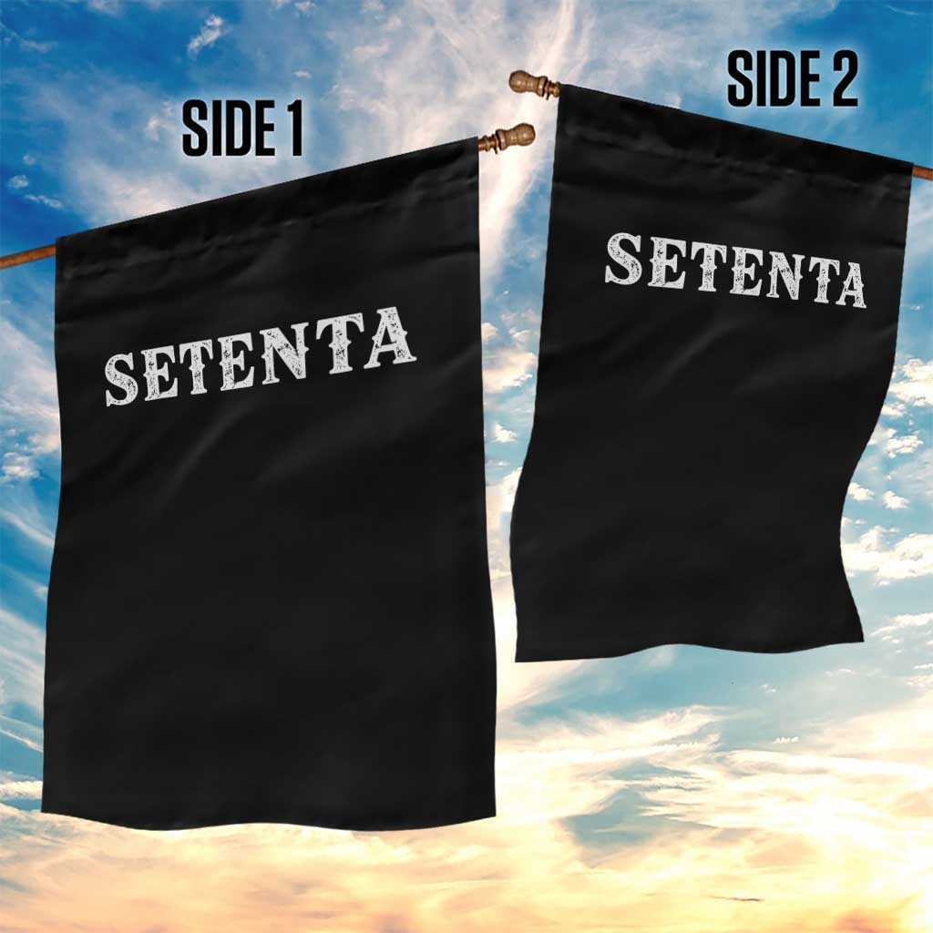 Spanish Mexican 70th Birthday Garden Flag Setenta 40 Years Old Bday TS11 Print Your Wear