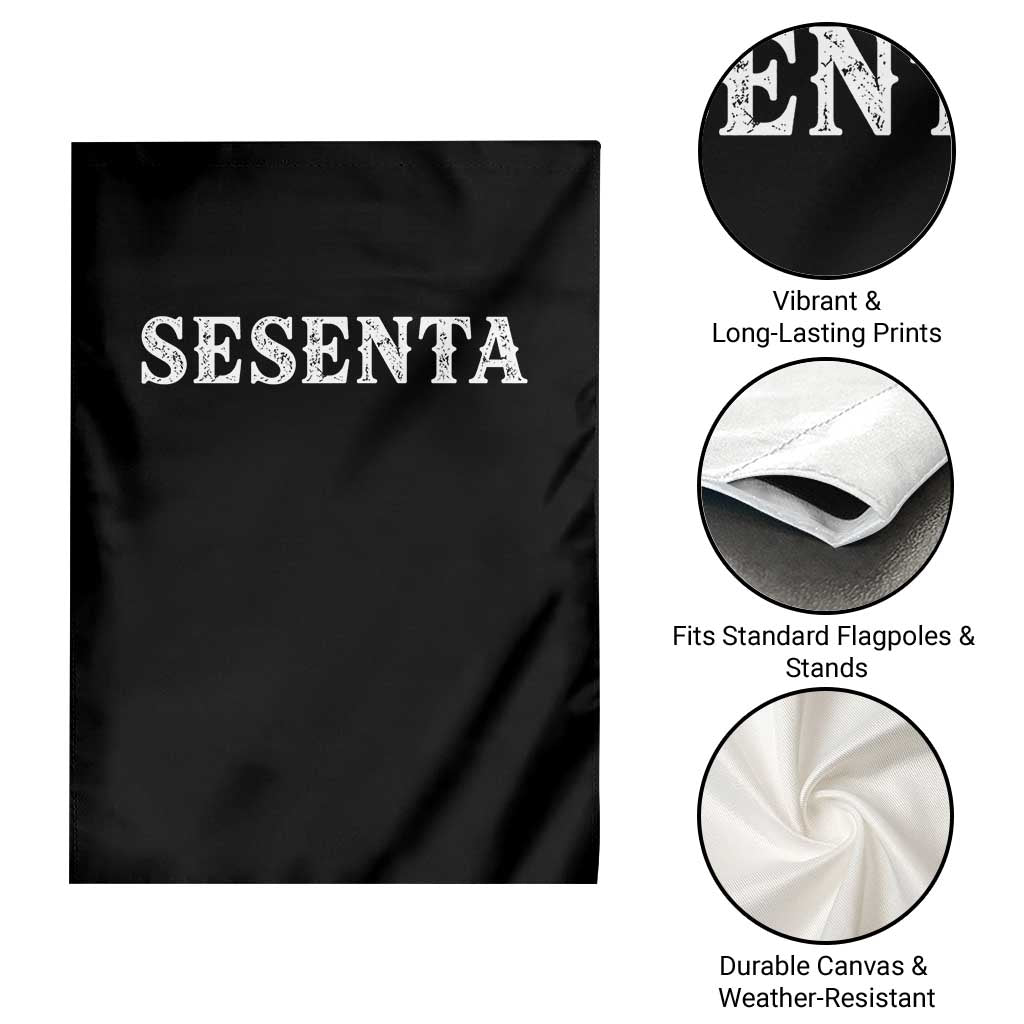 Spanish Mexican 60th Birthday Garden Flag Sesenta 60 Years Old Bday TS11 Print Your Wear