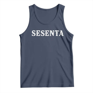 Spanish Mexican 60th Birthday Tank Top Sesenta 60 Years Old Bday TS11 Navy Print Your Wear