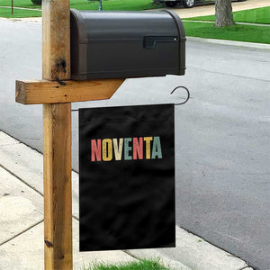 90th Birthday Noventa Garden Flag Spanish Mexican 90 Years Old Bday TS11 Print Your Wear