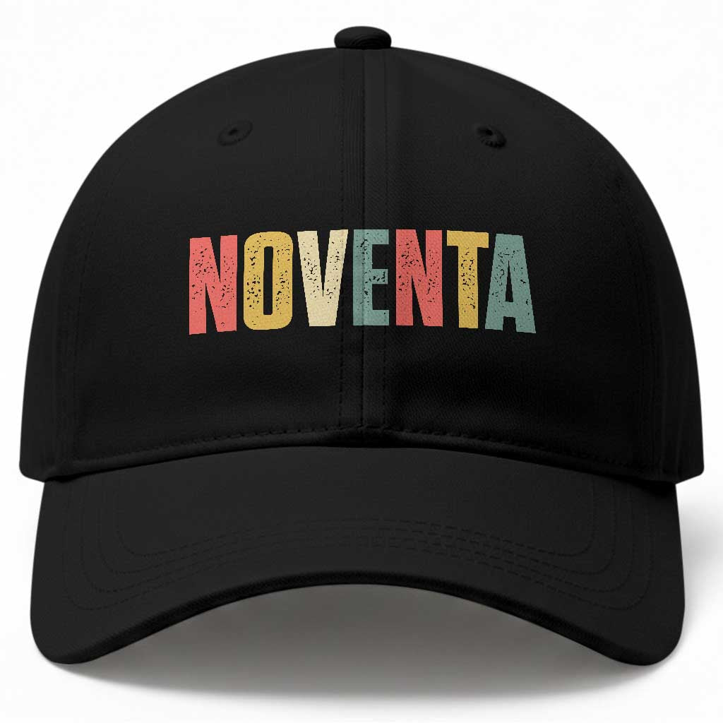 90th Birthday Noventa Baseball Cap Spanish Mexican 90 Years Old Bday TS11 Print Your Wear