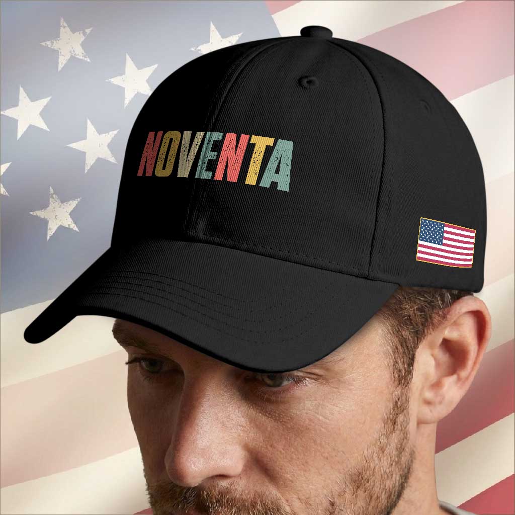 90th Birthday Noventa Baseball Cap Spanish Mexican 90 Years Old Bday TS11 Print Your Wear
