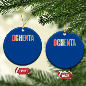 80th Birthday Ochenta Ceramic Ornament Spanish Mexican 80 Years Old Bday TS11 1pc Blue Print Your Wear