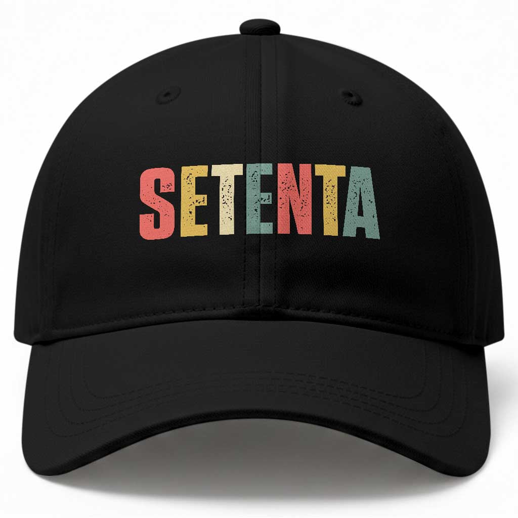 70th Birthday Setenta Baseball Cap Spanish Mexican 70 Years Old Bday TS11 Print Your Wear