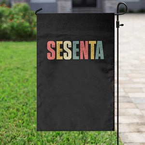 60th Birthday Sesenta Garden Flag Spanish Mexican 60 Years Old Bday TS11 Print Your Wear